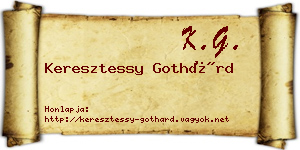 Keresztessy Gothárd névjegykártya